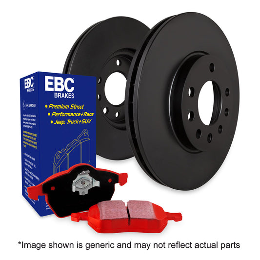 EBC Mercedes-Benz W/S/C204 W/S212 C218 Redstuff 3000 Series Rear Sport Brake Pads & Premium OE Replacement Front Discs - TRW Caliper | ML Performance US