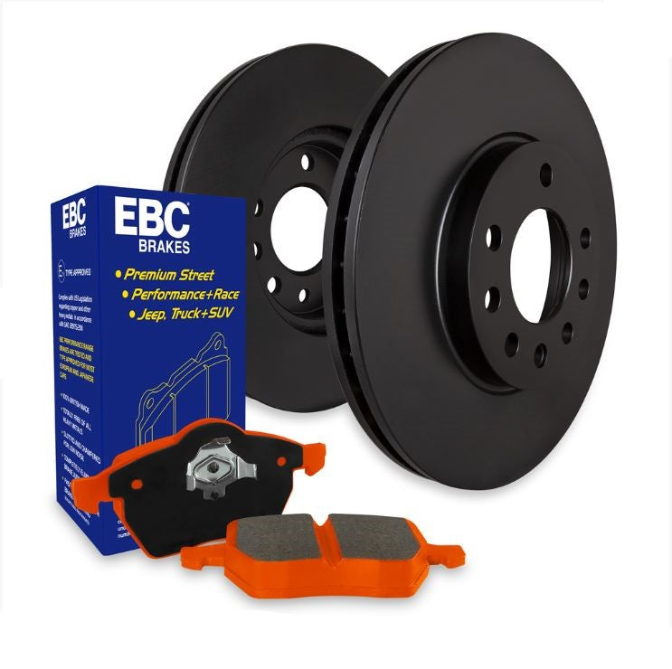 EBC Nissan Orangestuff Race Rear Brake Discs & Pads (Inc. R32 Skyline, R33 Skyline, Z32 300ZX & GZ32 300ZX) - ML Performance US