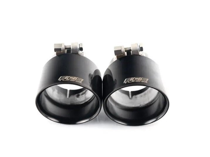 ECS VW MK7.5 Golf GTI 4" OE Fit Black Chrome Exhaust Tips - Pair