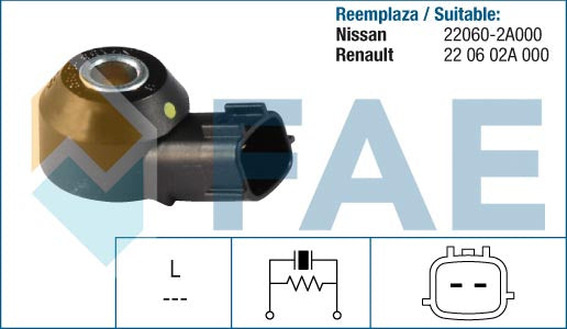 FAE AE60154 Knock Sensor