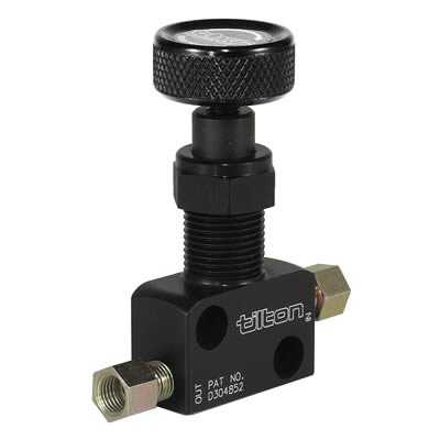 TILTON 90-2003 BRAKE PROPORTIONING VALVE SCREW TYPE