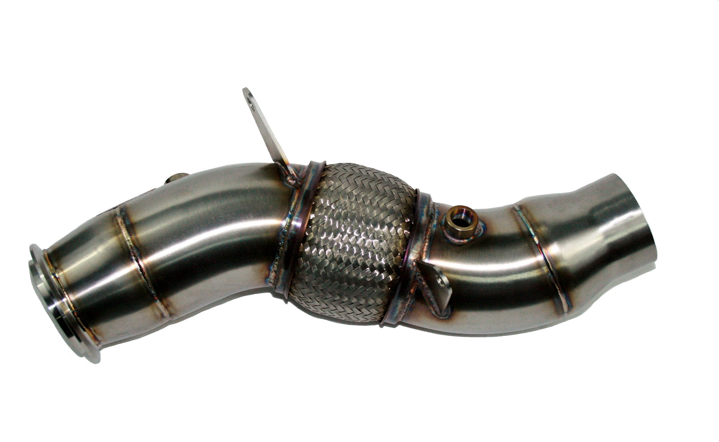 Evolution Racewerks N55 F10 F12 F13 Sports Series 4" High Flow Catted Downpipe (535i & 640i)