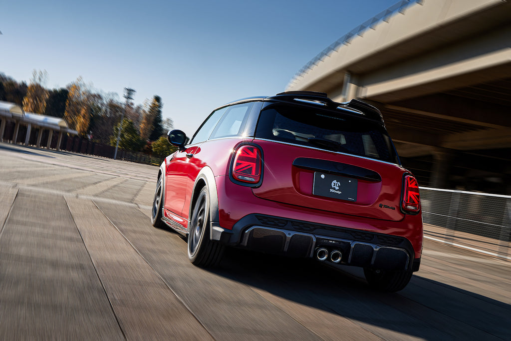 3D Design Mini F56 JCW Carbon Side Skirt Set