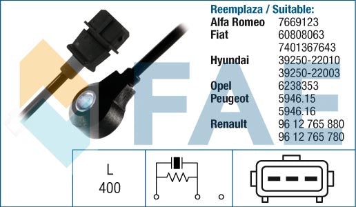 FAE AE60101 Knock Sensor