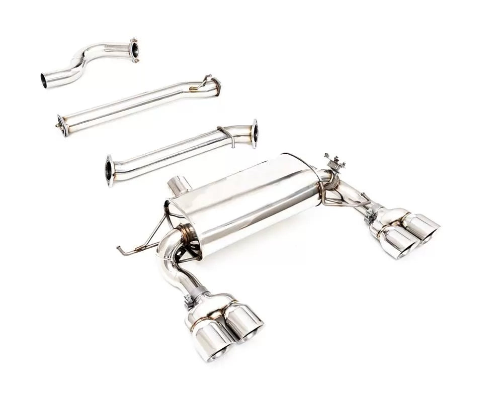 Armytrix Valvetronic Exhaust System Ford Bronco 2.7L with Quad Chrome Silver Tips