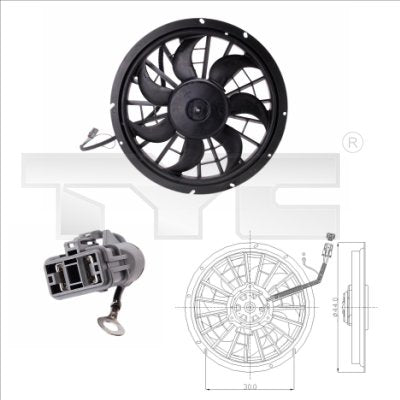 TYC TYC838-0001 Engine Cooling Fan