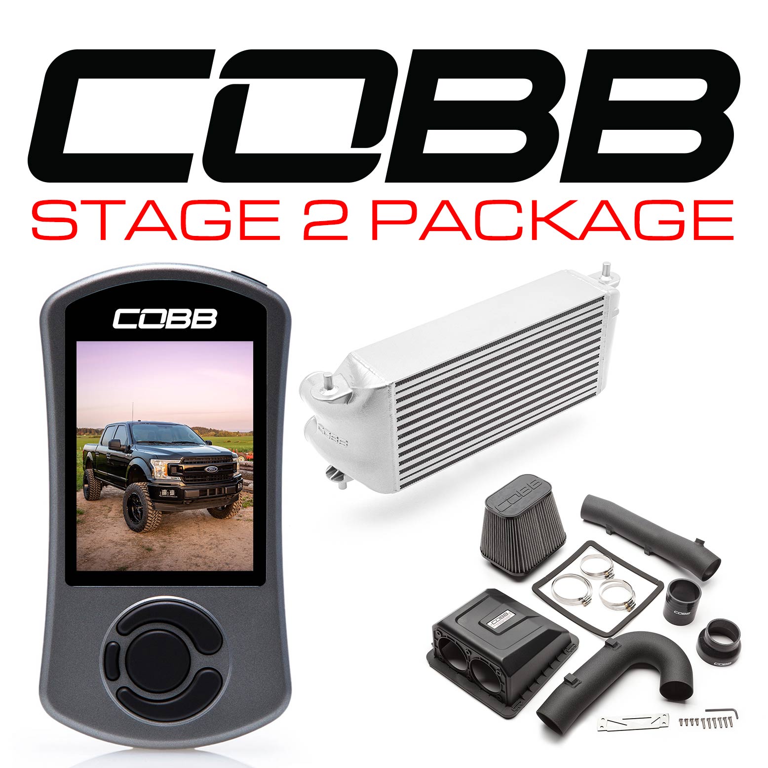 COBB FOR0070S20SL FORD STAGE 2 POWER PACKAGE SILVER F-150 ECOBOOST 3.5L 2020