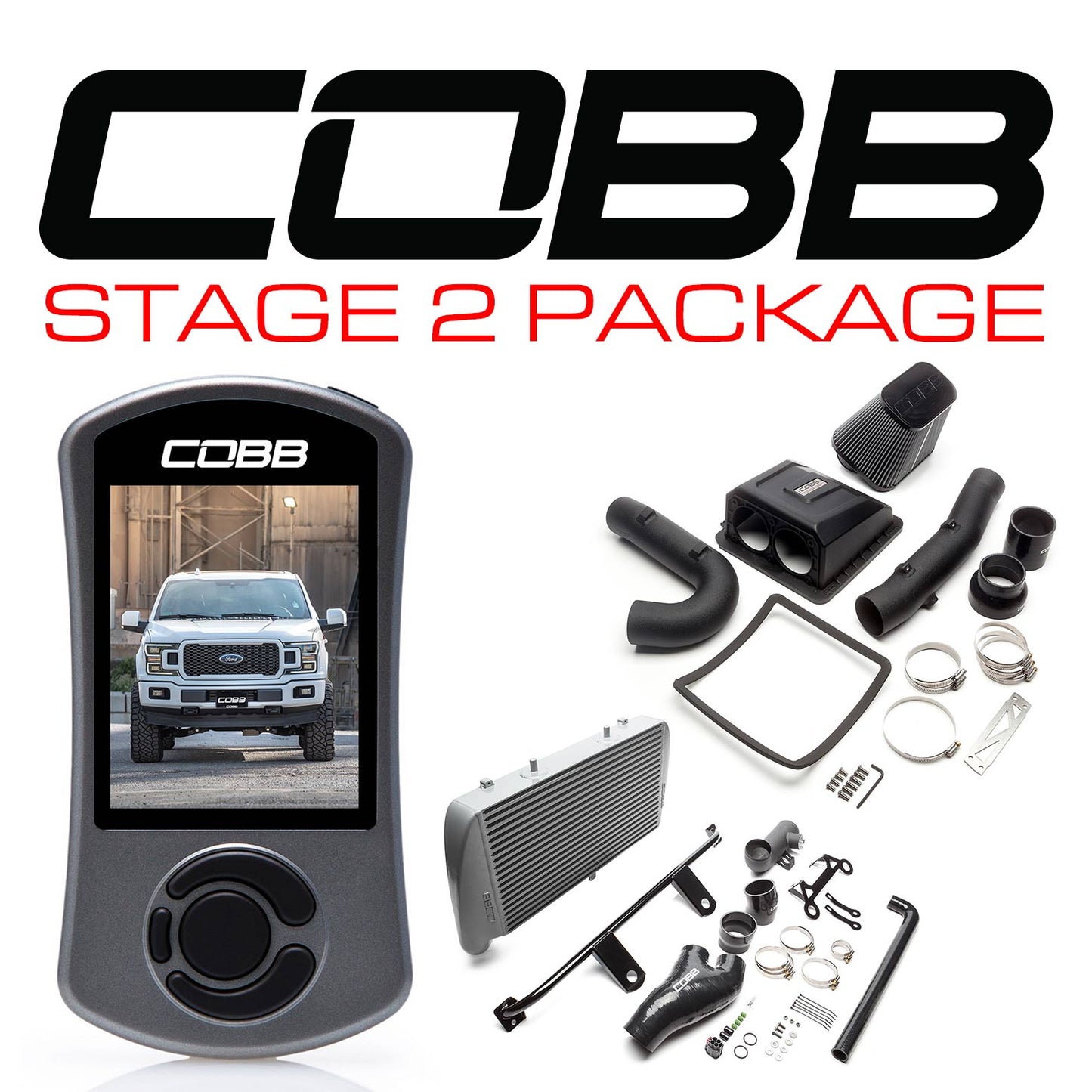 COBB FOR0080020SL FORD STAGE 2 POWER PACKAGE SILVER F-150 2.7L 2018-2020