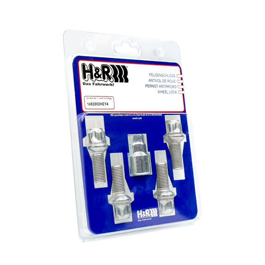 H&R 1452703KEY4 Wheel-Lock set M14 round head R13mm