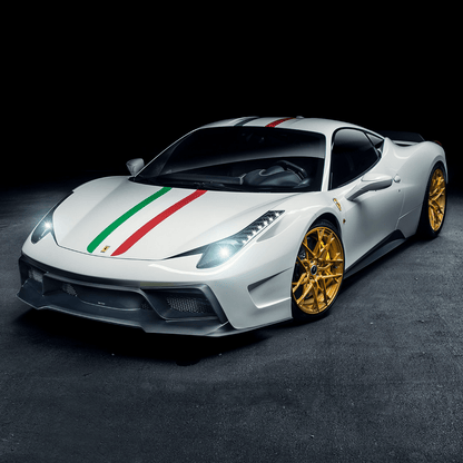 Vorsteiner FRV1110 Ferrari 458 Italia VX Carbon Fiber Front Bumper w/ Front Spoiler
