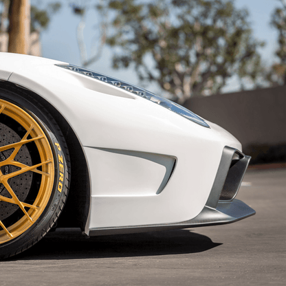 Vorsteiner FRV1110 Ferrari 458 Italia VX Carbon Fiber Front Bumper w/ Front Spoiler