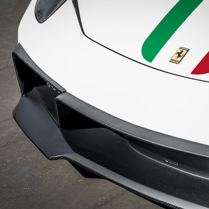Vorsteiner FRV1110 Ferrari 458 Italia VX Carbon Fiber Front Bumper w/ Front Spoiler