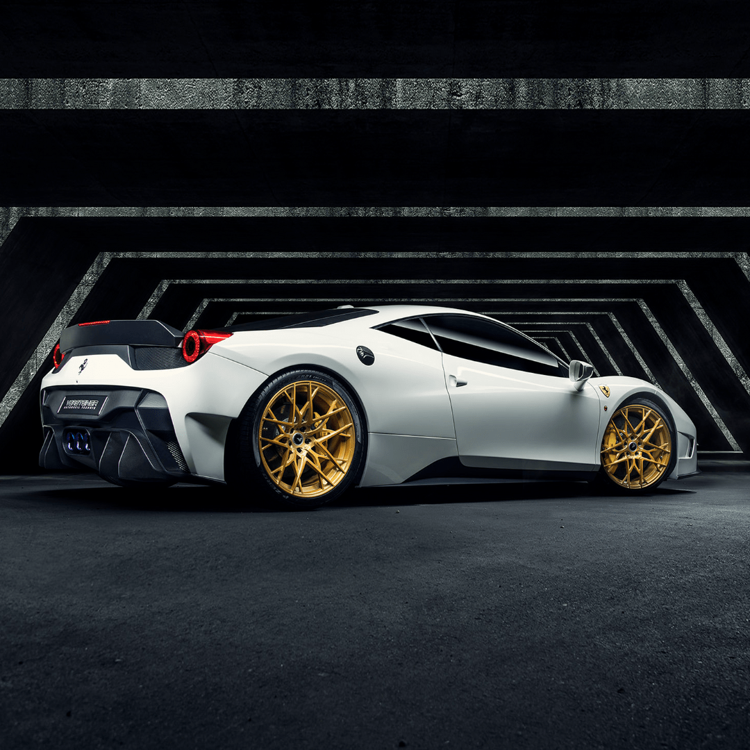 Vorsteiner FRV1140 Ferrari 458 Italia VX Aero Rear Bumper w/ Rear Diffuser (incl. Exhaust Tips)