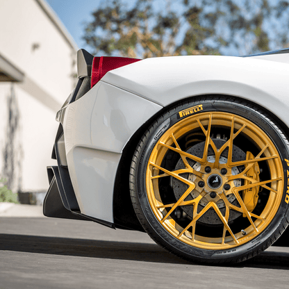 Vorsteiner FRV1140 Ferrari 458 Italia VX Aero Rear Bumper w/ Rear Diffuser (incl. Exhaust Tips)