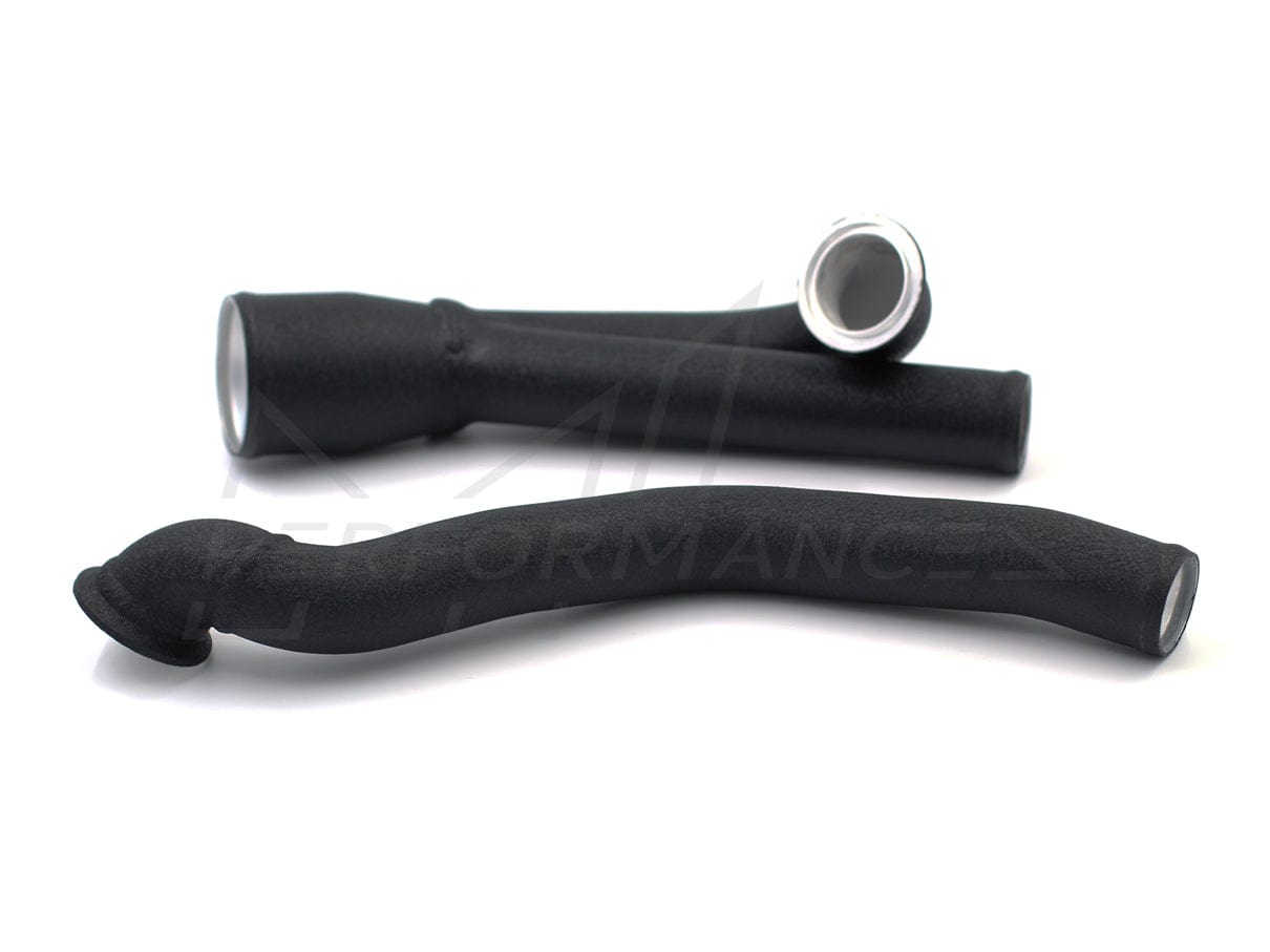 VTT N54 E60 E82 E89 E90 Aluminium Turbo Outlet with Hose Barb for GC Turbo (Inc. 1M, 335i, 525i & Z4 35i) - ML Performance UK
