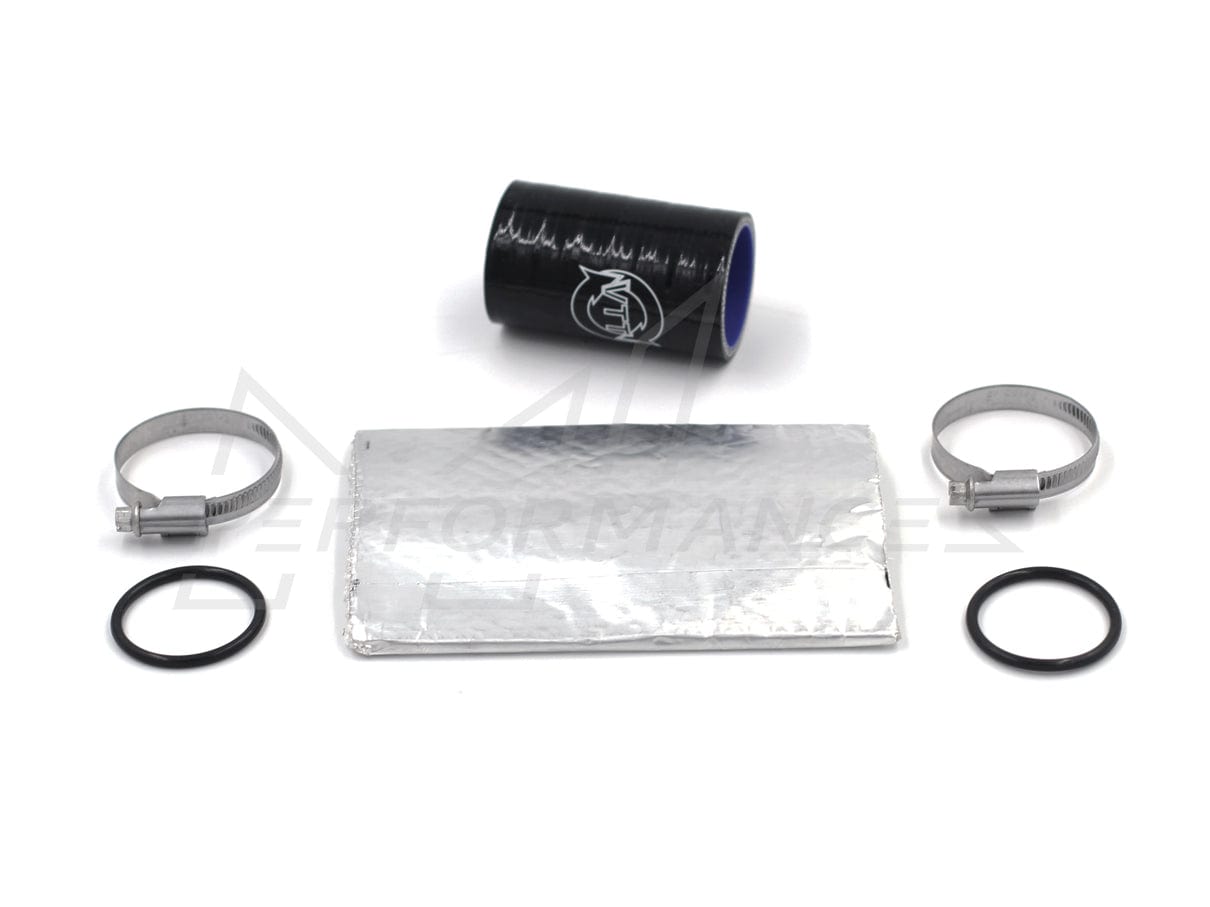 VTT N54 E60 E82 E89 E90 Aluminium Turbo Outlet with Hose Barb for GC Turbo (Inc. 1M, 335i, 525i & Z4 35i) - ML Performance UK