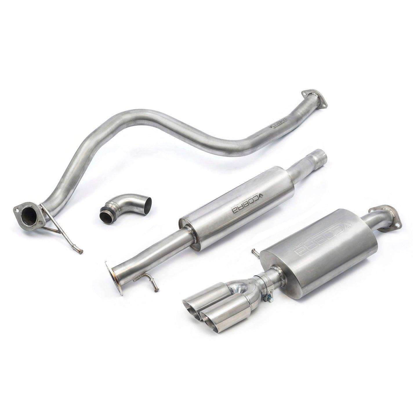 Cobra Exhaust Ford Fiesta (Mk8) 1L EcoBoost ST-Line (ST Style) Twin Tip Cat Back Performance Exhaust