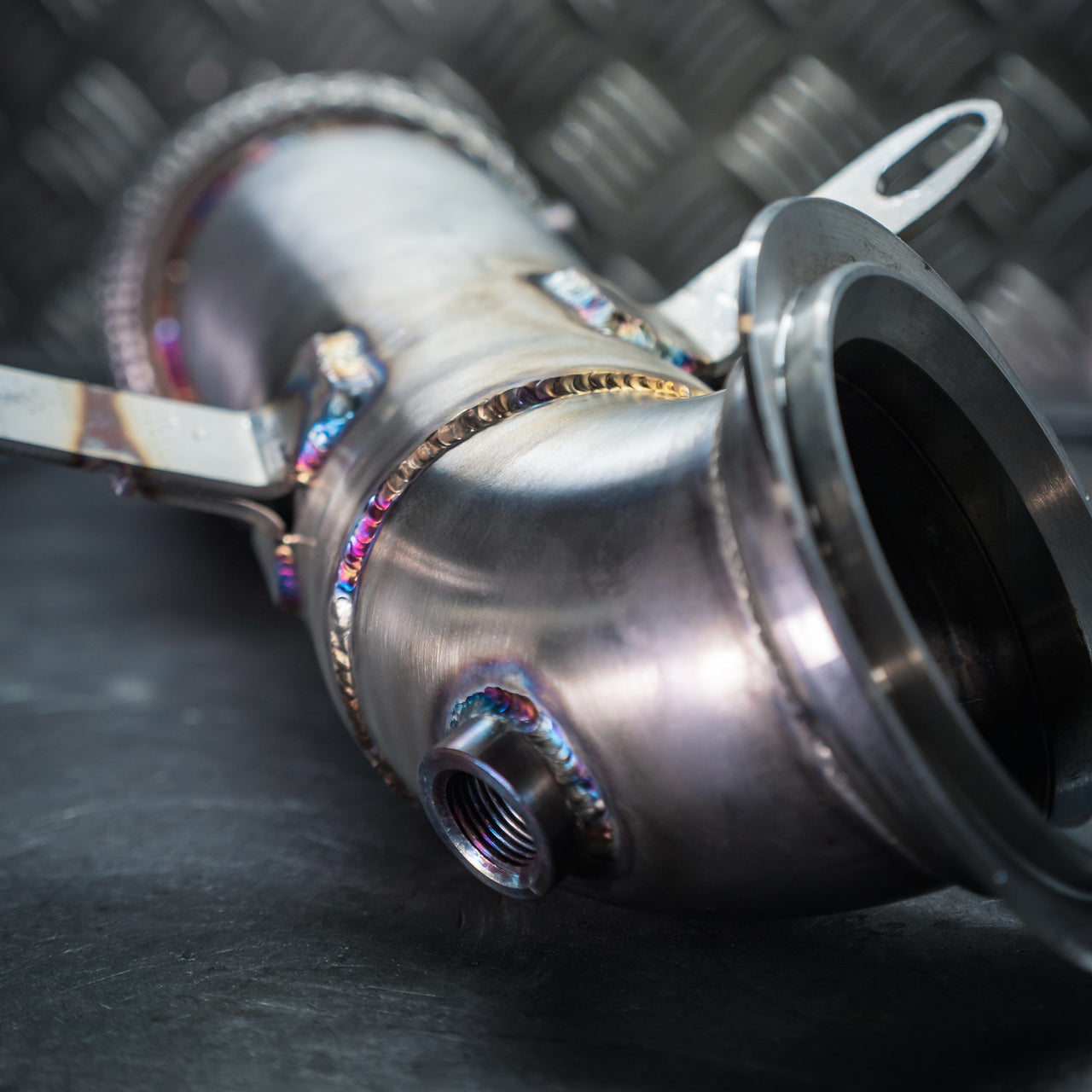 Cobra Exhaust Ford Fiesta (Mk8) ST Front Downpipe Sports Cat / De-Cat Performance Exhaust