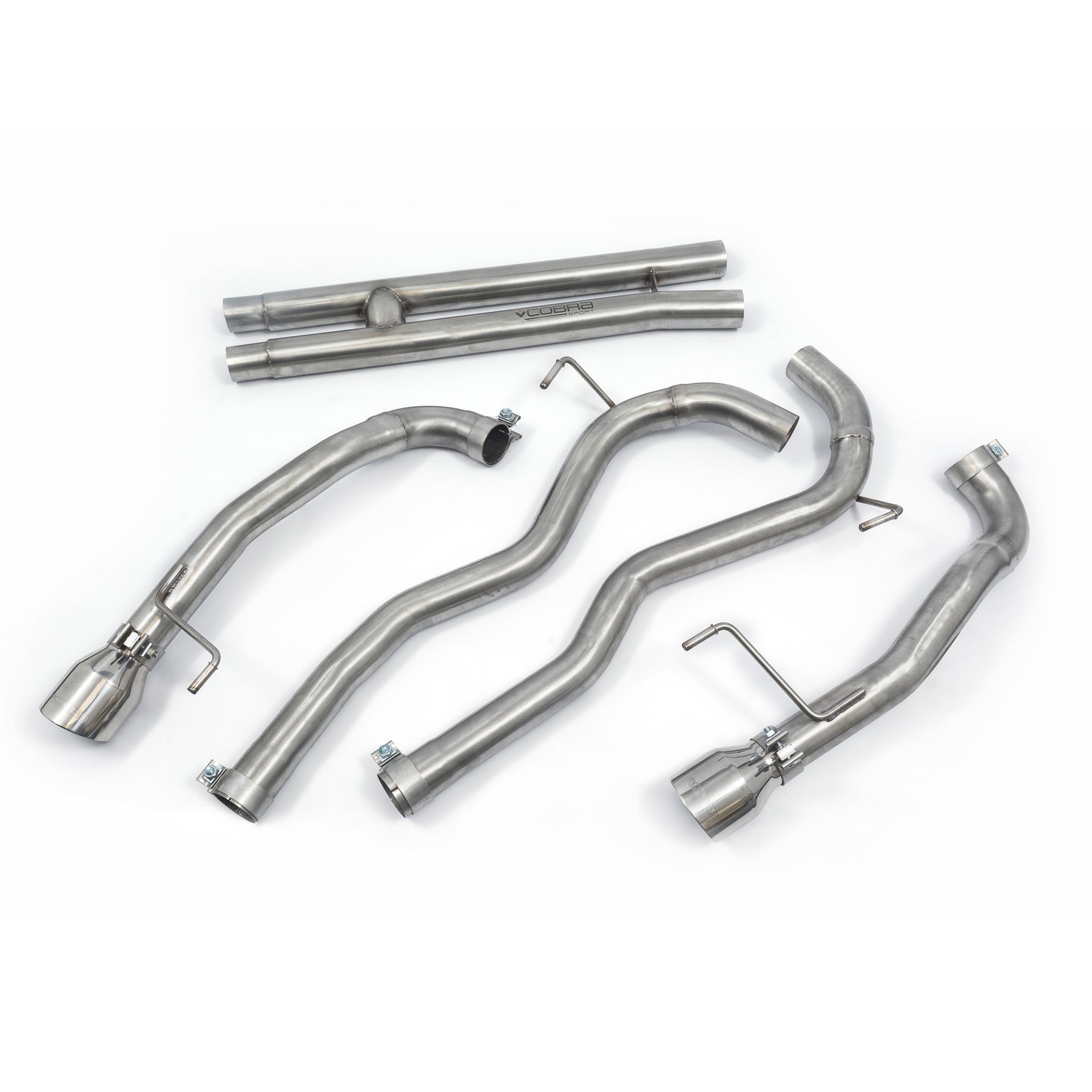 Cobra Exhaust Ford Mustang 5.0 V8 GT Fastback (2015-18) 2.5" Venom Box Delete Race Cat Back Performance Exhaust