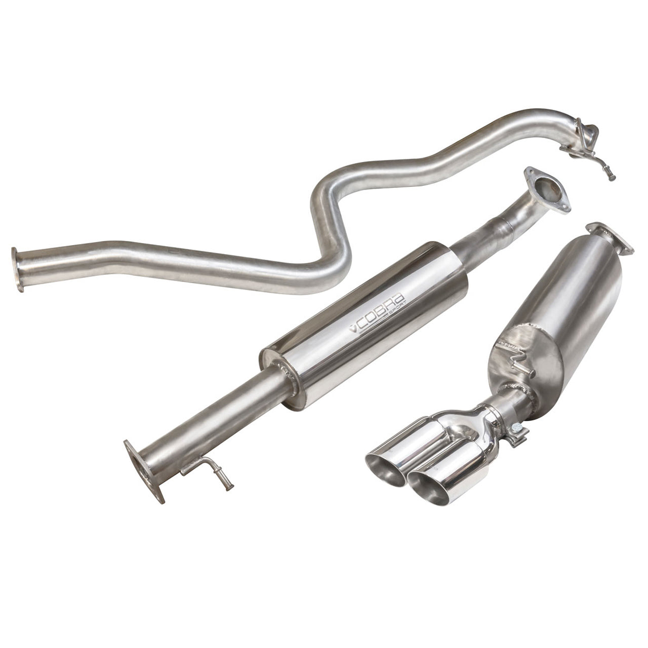 Cobra Exhaust Ford Fiesta (Mk7) 1L EcoBoost (Zetec S) Catback Performance Exhaust