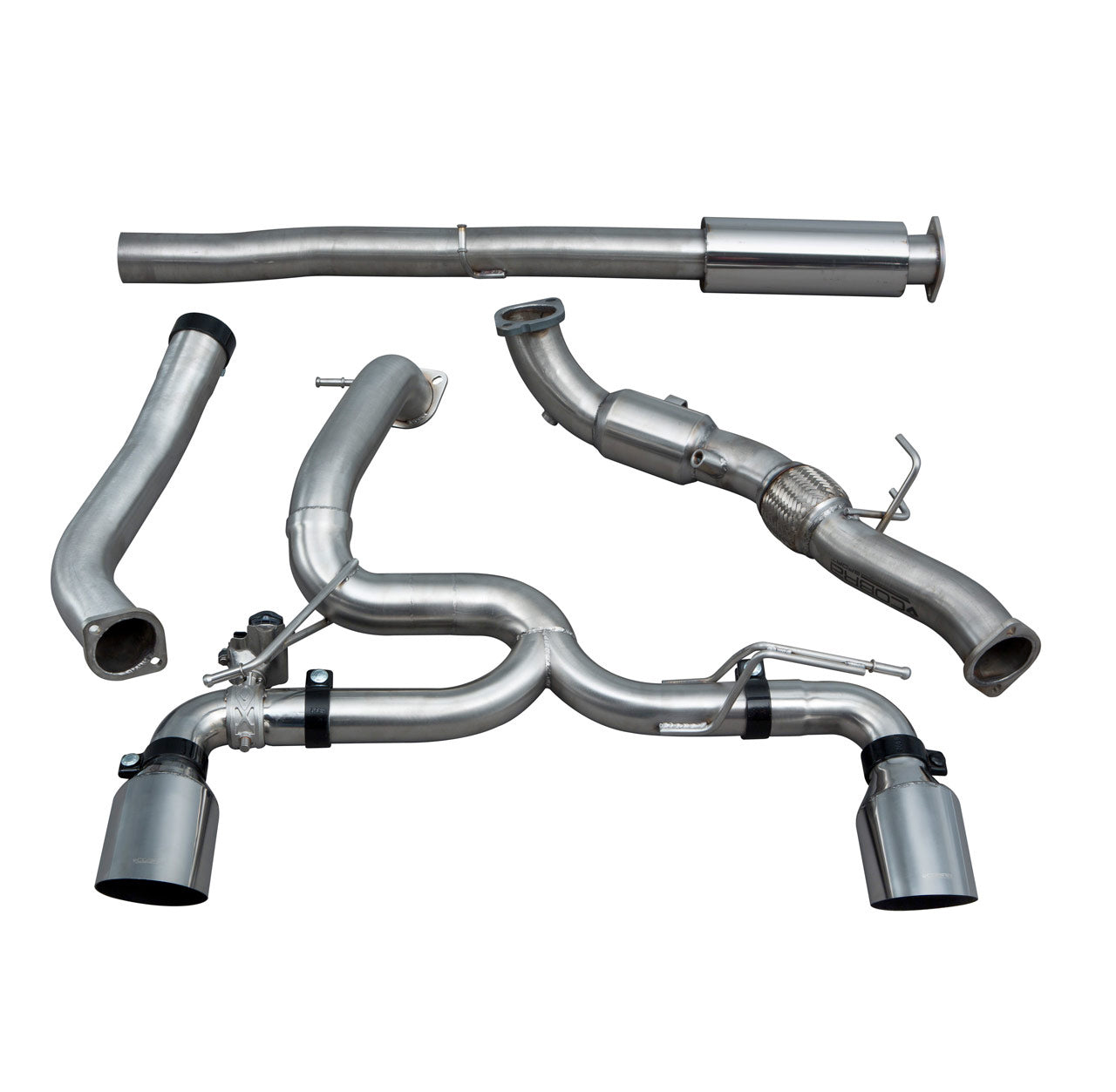Cobra Exhaust Ford Focus RS (MK3) Venom Box Delete Race Turbo Back Performance Exhaust