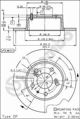 WABCO 6403199202 Disc Brake Caliper Repair Kit