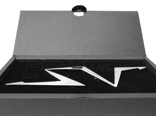 Genuine Lamborghini Aventador SV Rear Metal Logo
