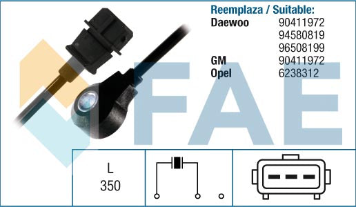 FAE AE60130 Knock Sensor