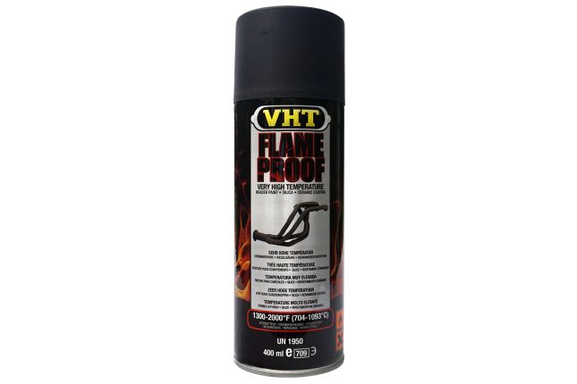 VHT Paint ESP102000 Flameproof Flat black