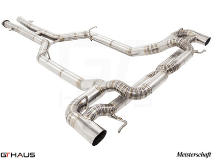 GTHaus Mercedes-AMG C190 M178 Meisterschaft Performance Cat-Back Exhaust System (AMG GT, GT S & GT C)