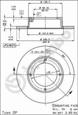 WABCO 12999746VT Disc Brake Caliper Repair Kit