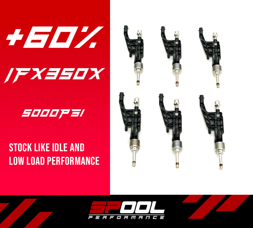 Spool Performance Stage 2 IFX350X Upgraded DI Injectors +60% [GEN 2 B46/B48]