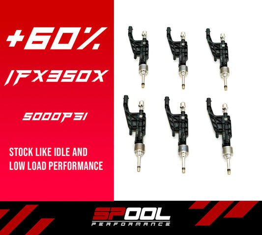 Spool Performance Stage 2 IFX350X Upgraded DI Injectors +60% [GEN 2 B58]