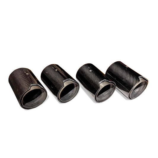 Genuine BMW F80 F82 F83 F87 M Performance Carbon Exhaust Tips (M2, M2 Competition, M3 & M4) - ML Performance US