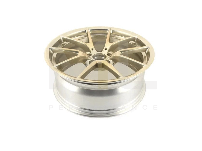 Genuine BMW F87 M2 CS M Performance Frozen Gold 19" Y-spoke 763M Rear Wheel | ML Performance UK Car Parts 