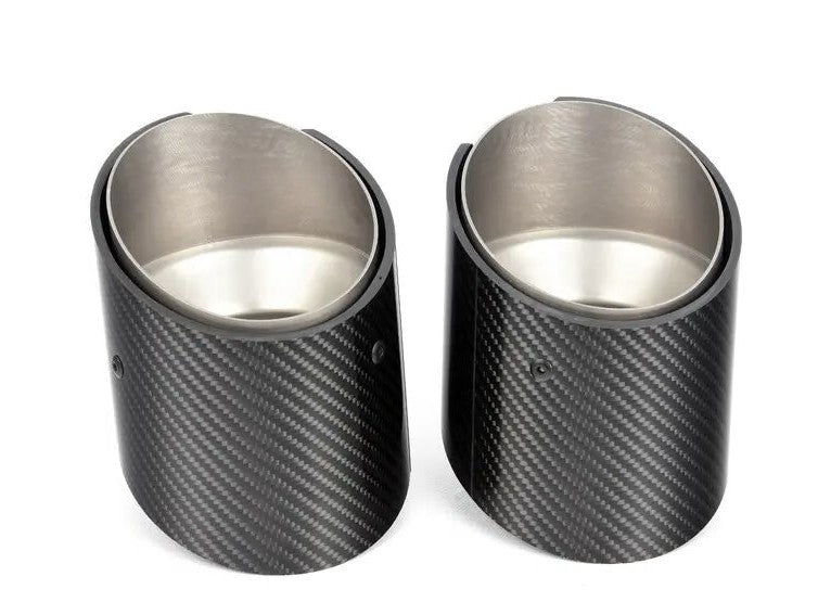 Genuine BMW G20 G21 M Performance Carbon Trim Tailpipe Kit (318d, 320i, 330d & 330i) - ML Performance UK