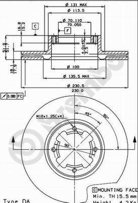 OE IVECO 42555417 Disc Brake Caliper Repair Kit