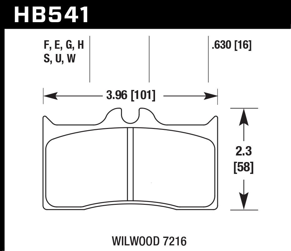 Hawk Performance HB541U.630 DTC-70 Brake Pads