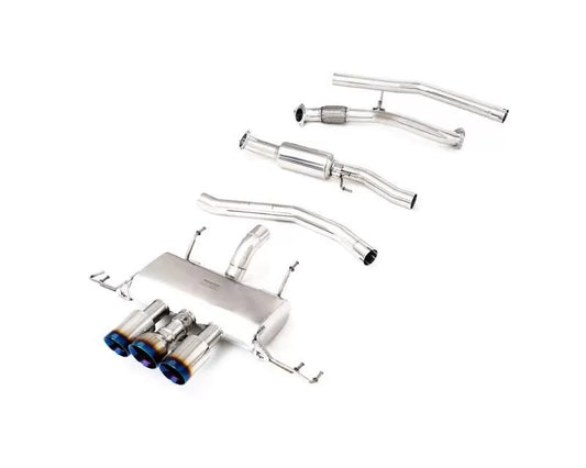 Armytrix Stainless Steel Valvetronic Exhaust System Honda Civic FL5 Type-R 2.0L Turbo with Blue Coated Tips