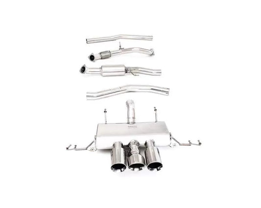 Armytrix Stainless Steel Valvetronic Exhaust System Honda Civic FL5 Type-R 2.0L Turbo with Chrome Silver Tips