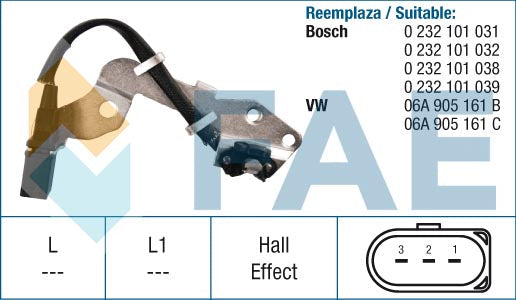 FAE AE79112 Camshaft Position Sensor
