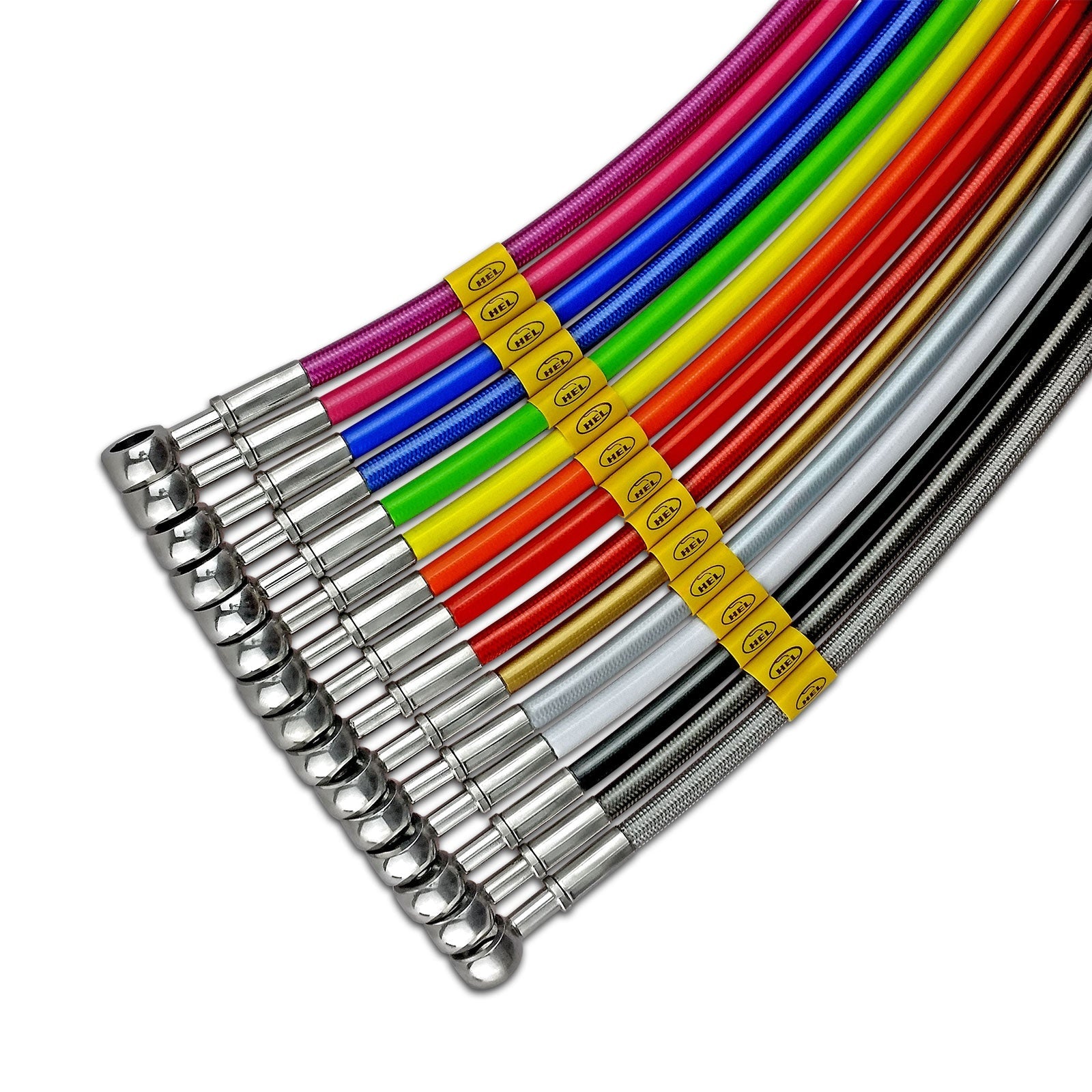 Hel BMW F87 Competition Stainless Steel Front and Rear Brake Lines (M2 & M2 Competition)