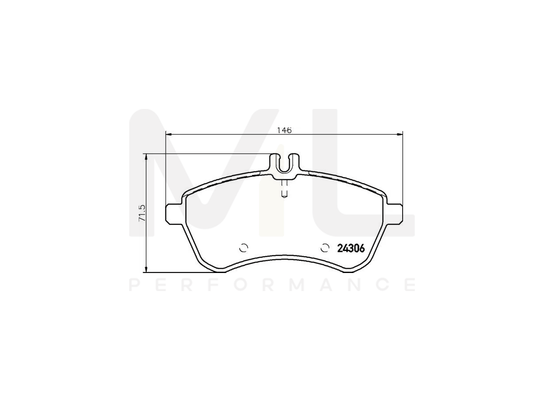 Hella 8DB 355 012-751 Brake Pad Set Prepared For Wear Indicator, With Brake Caliper Screws, With Accessories