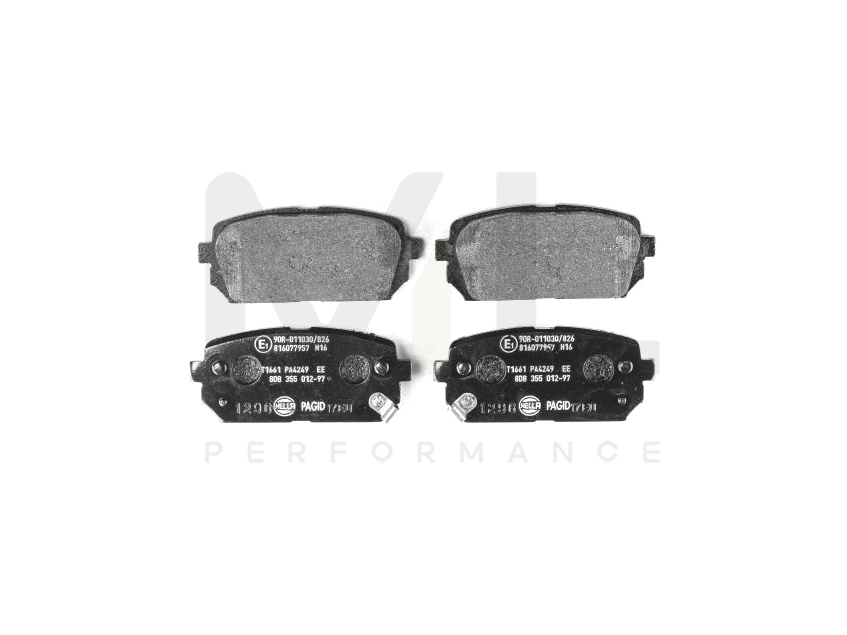 Hella 8DB 355 012-971 Brake Pad Set For Kia Carens Iii (Un) With Acoustic Wear Warning