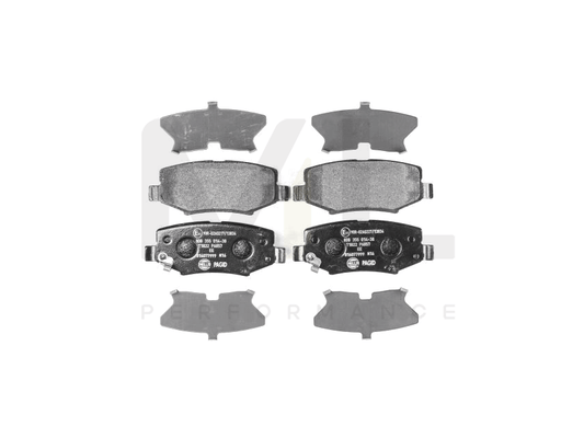 Hella 8DB 355 014-381 Brake Pad Set With Acoustic Wear Warning