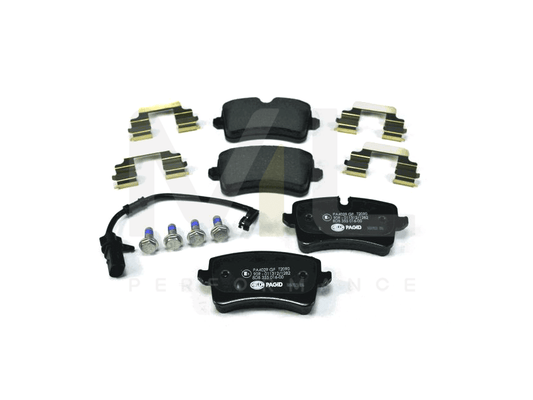 Hella 8DB 355 016-001 Brake Pad Set Incl. Wear Warning Contact, With Accessories