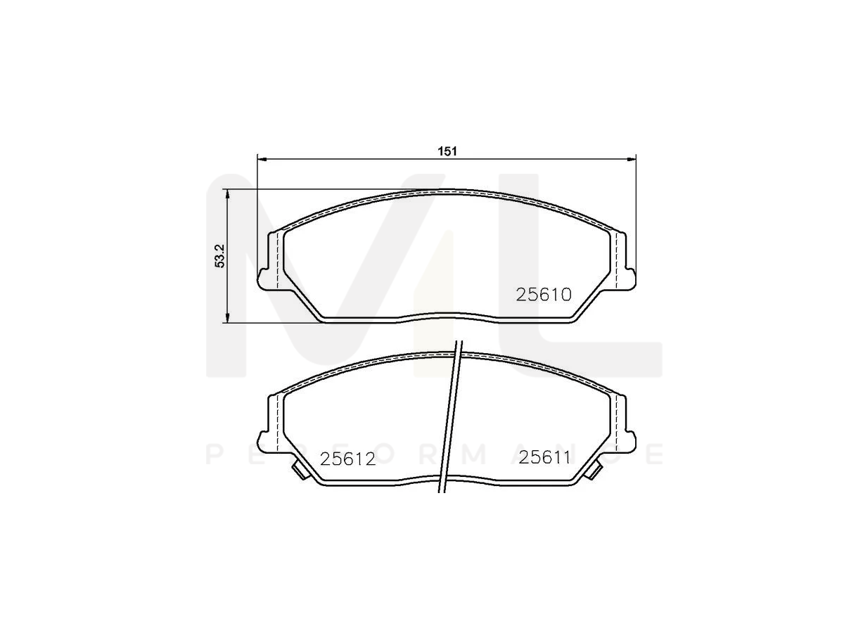 Hella 8DB 355 020-741 Brake Pad Set With Acoustic Wear Warning, With Accessories