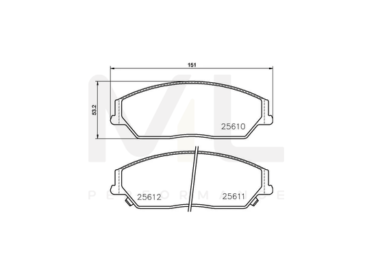 Hella 8DB 355 020-741 Brake Pad Set With Acoustic Wear Warning, With Accessories