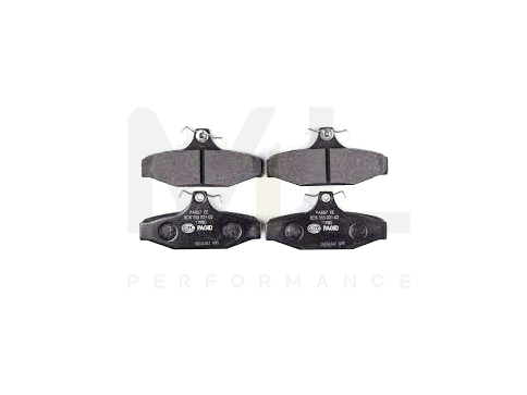 Hella 8DB 355 021-021 Brake Pad Set For Not Prepared For Wear Indicator