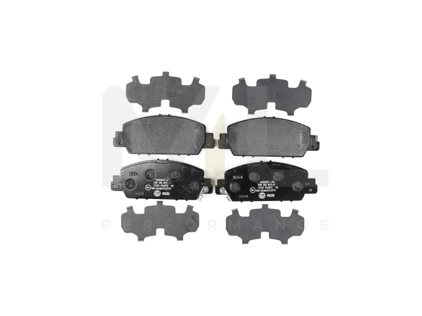 Hella 8DB 355 021-471 Brake Pad Set With Acoustic Wear Warning